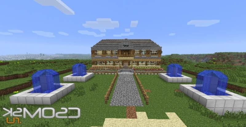 SKAChAT-KRASIVII-DOM-V-minecraft... СКАЧАТЬ КРАСИВЫЙ ДОМ В